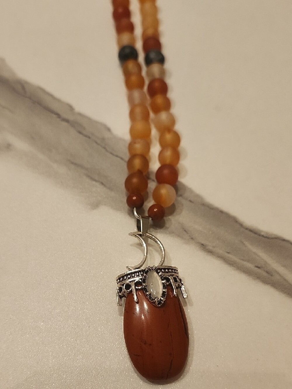 Handcrafted Moonfire Current Necklace - Picture 3 of 6